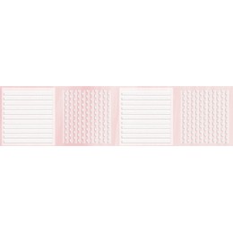 Керамическая Плитка Бордюр AXIMA Агата розовый В 250х65х7 28шт